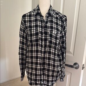 Plaid Flannel Button Up